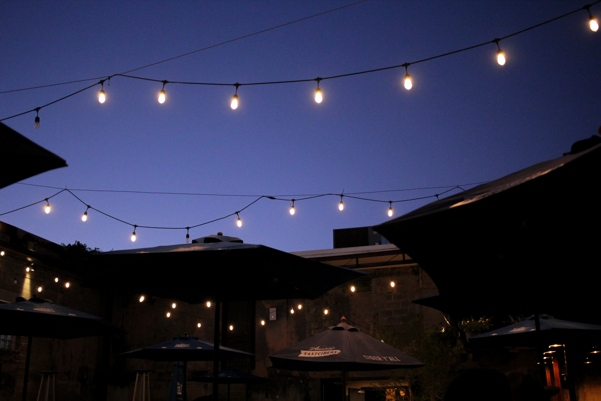 An evening on the patio An evening on the patio