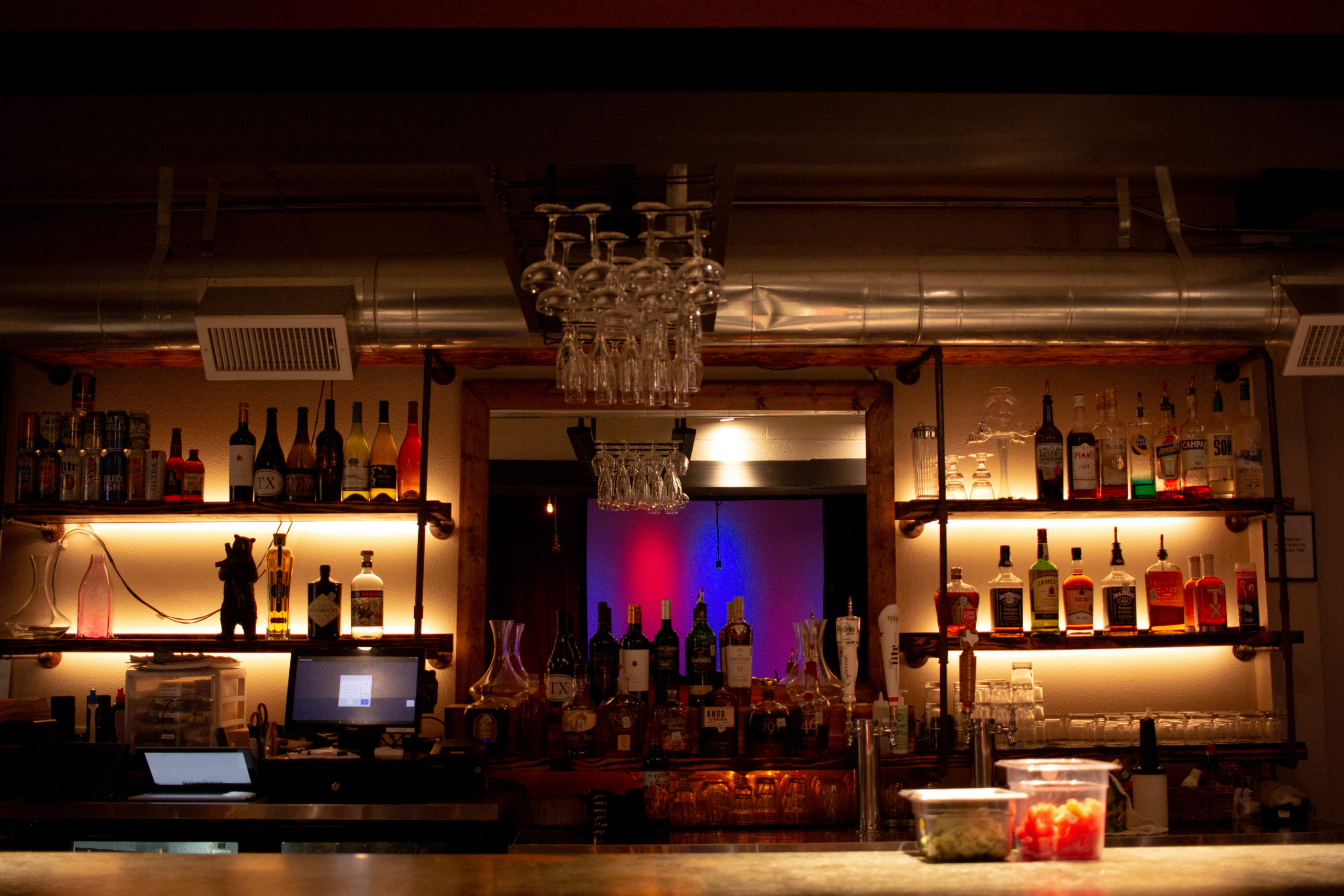 The Bar inside the Trinity Room. The Interior Bar