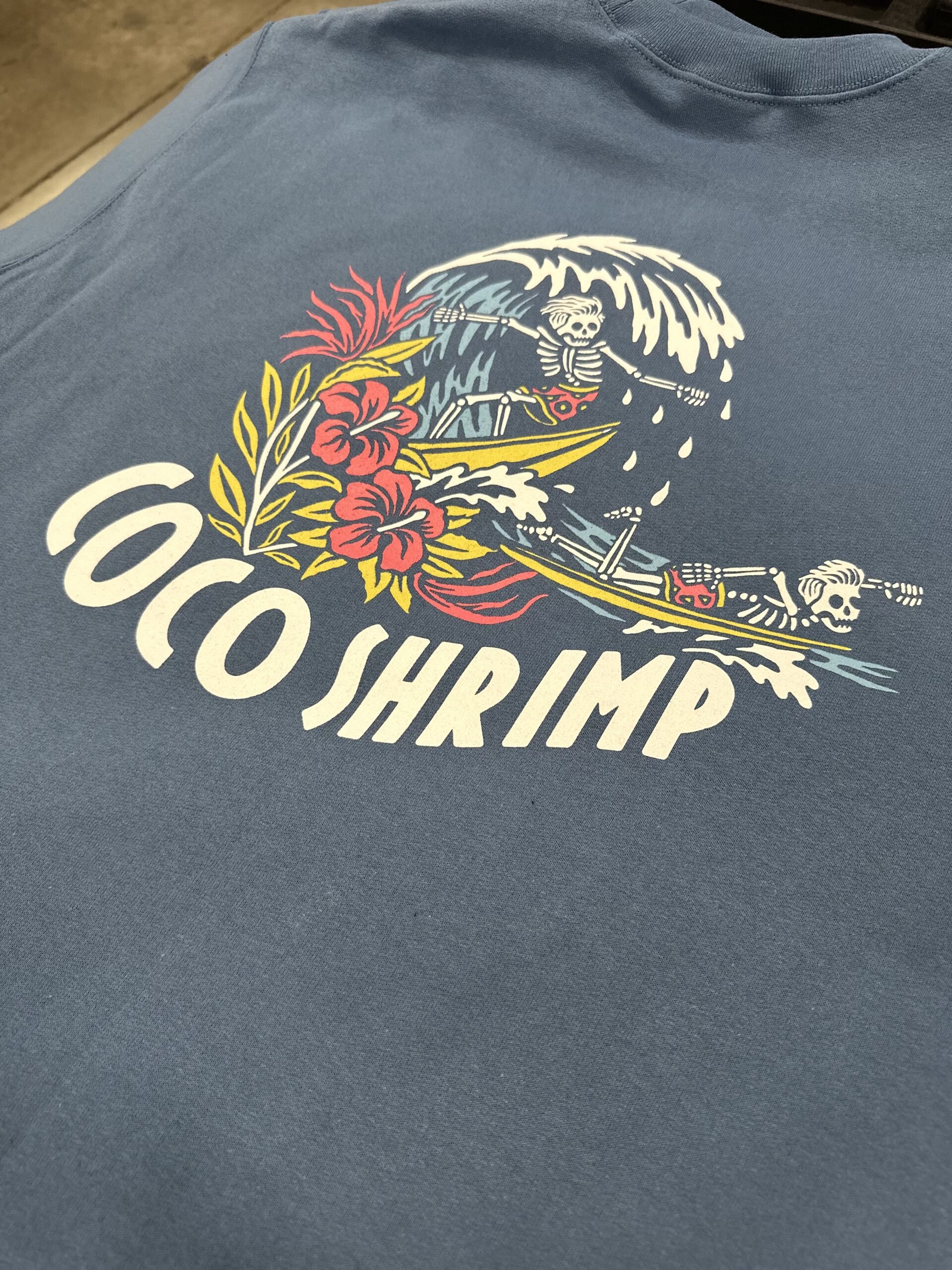 Coco Shrimp retro print