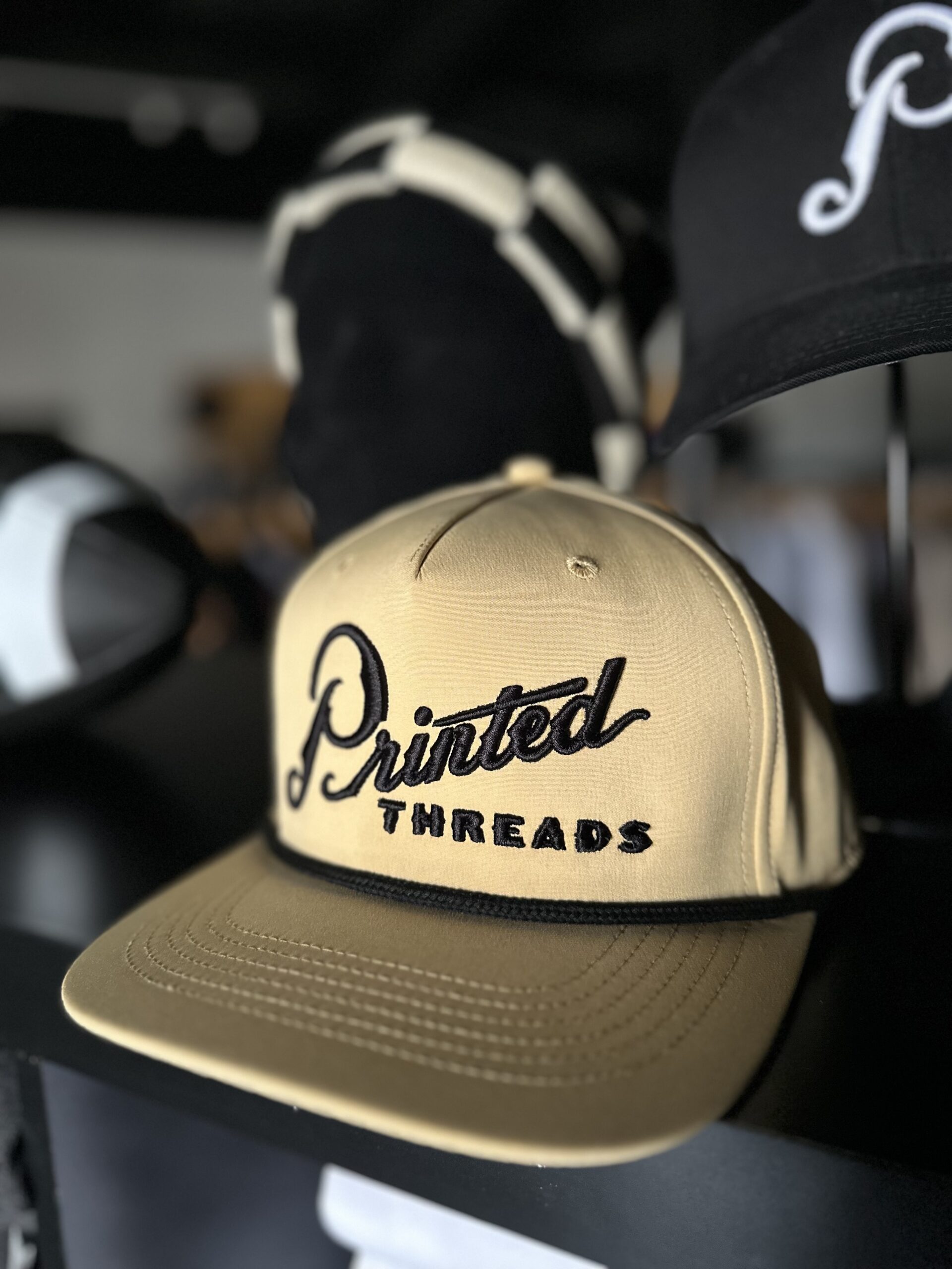 3D Puff Embroidery on a hat